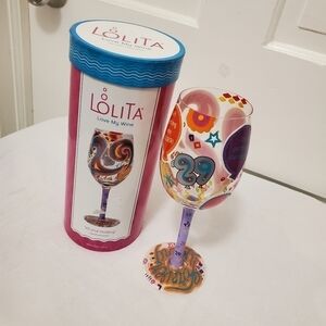 Designs by Lolita "29 and Holding" Wine Glass